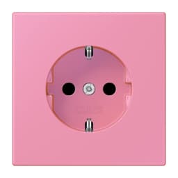 Розетка з заземленням 250V 16A гвинтовий затиск JUNG LC1521246 rose vif