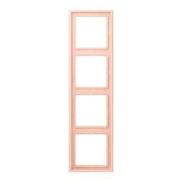 Рамка 4-постова Jung LS990 LC984234 з дюропласту, колір l’ocre rouge clair (32112)
