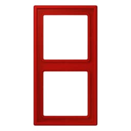 Рамка 2-постова Jung LS990 LC982227 дюропласт rouge vermillon 31