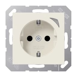Розетка з заземленням 250V 16А з шторками JUNG HOME Energy BTA1521SE слонова кістка