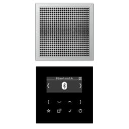 Смарт радіо DAB+ Bluetooth моно JUNG DABAL1BT алюміній, цифрове радіо з Bluetooth