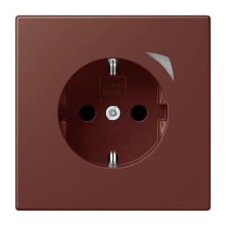 Розумна розетка з заземленням 250V/16A JUNG HOME Energy BTLC1521SE235, terre sienne brûlée 31 (32120)