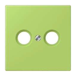 Накладка для TV розетки JUNG LC990TV221 vert clair, артикул 32052, світло-сірий колір