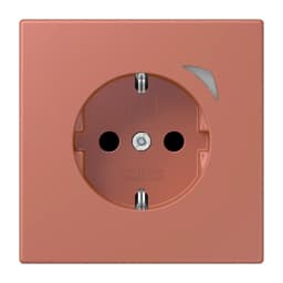Розумна розетка з заземленням 250V 16А JUNG HOME Energy BTLC1521SE236, terre sienne brique