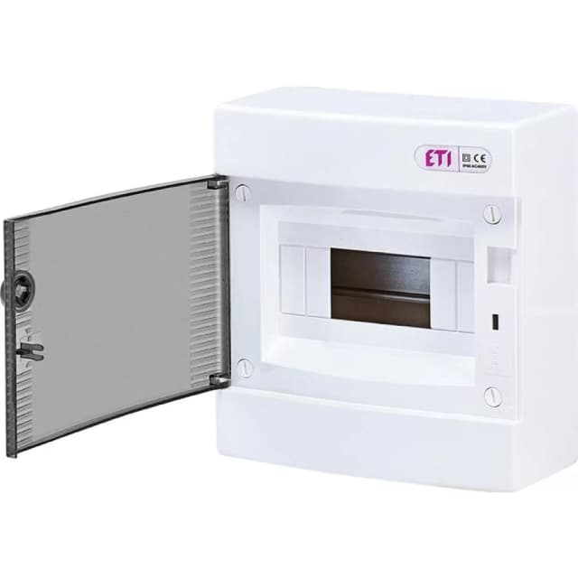 Щит розподільчий 8 модулів зовнішній ETI ECT 8 PT (1101000)