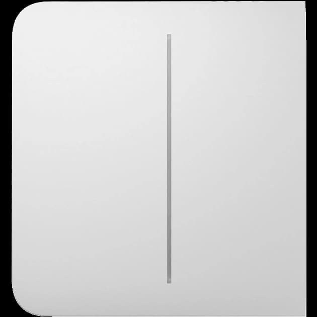 Бічна кнопка для двоклавішного вимикача Ajax SideButton (2-gang) for LightSwitch white