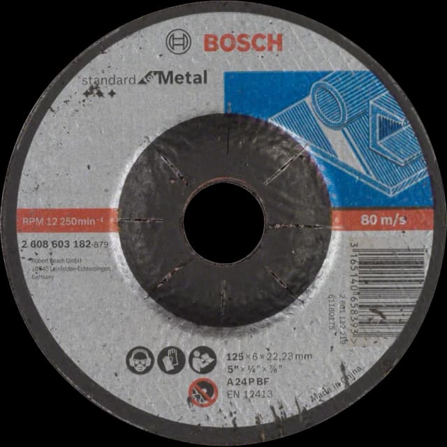 Обдирний круг для металу Bosch Standard for Metal 125x6x22.23 мм