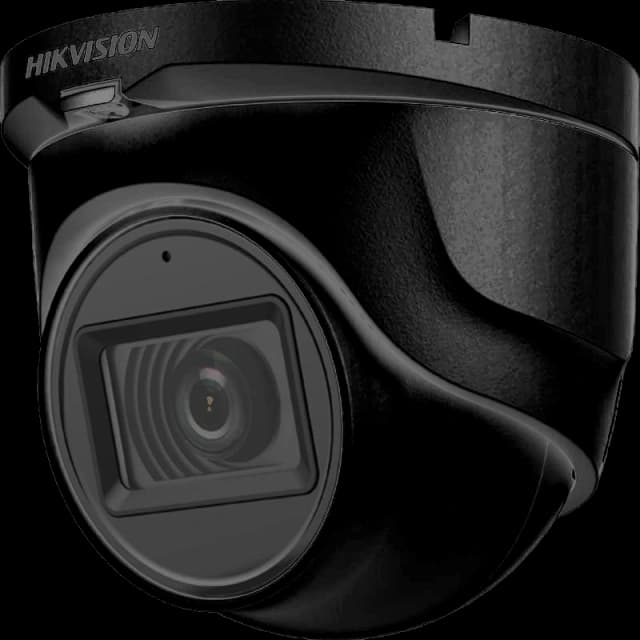 Turbo HD відеокамера Hikvision DS-2CE76H0T-ITMFS (Black)(AVINET) 5МП (2.8мм) з мікрофоном