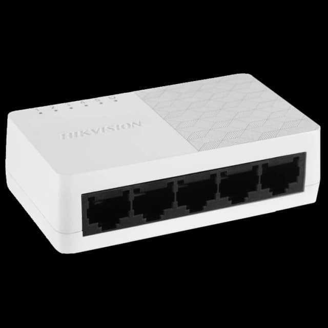 Комутатор 5 портів некерований Hikvision DS-3E0105D-O