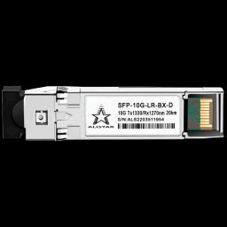 Модуль ALISTAR SFP-10G-LR-BX-D SFP+ 10G BASE-BX 1SM WDM LC 20KM TX1330/RX1270nm DOM