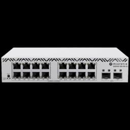 Комутатор 16 портів керований MikroTik CSS318-16G-2S+IN