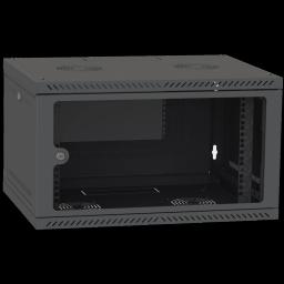 Шафа серверна IPCOM CH-6U 600x350 скло RAL9005