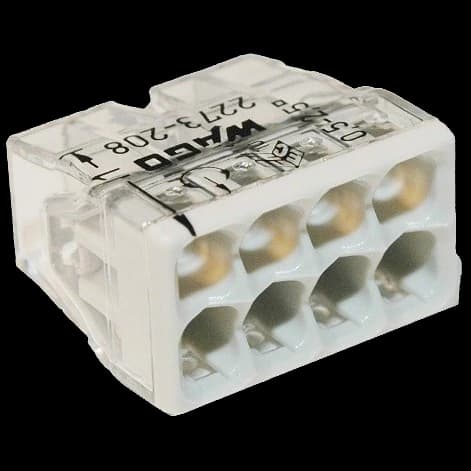 Клема Wago COMPACT 2273-208 8 -дротова 0.5-2.5мм2