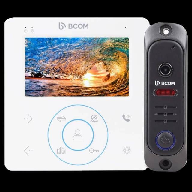 Комплект відеодомофона BCOM BD-480 White Kit