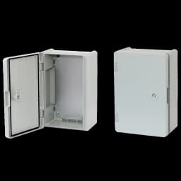 Щит з монтажною панеллю,опалові двері IP 65 ERKA 022