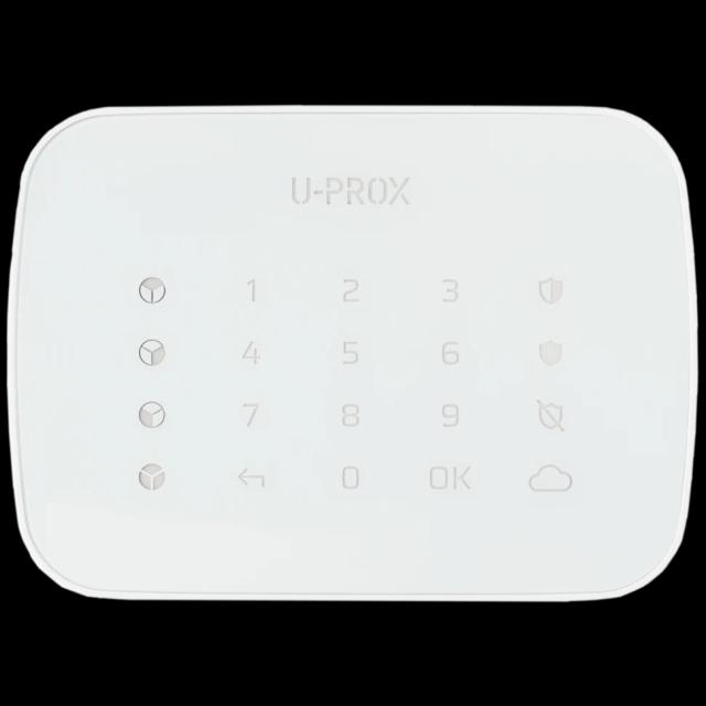 Бездротова сенсорна клавіатура для чотирьох груп U-Prox Keypad G4 White