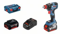 Гайковерт ударний акумуляторний Bosch Professional GDX 18V-200 З 18В АКБ 2х5А·год 200Нм 3400об/хв М6-М16 1.2кг