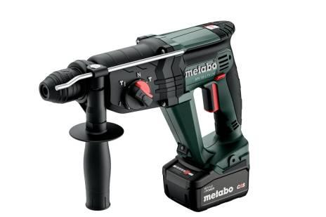 Перфоратор акумуляторний Metabo KH 18 LTX 24 SDS-plus 18В 2x4А·год 2.1Дж 0-5200уд/хв 0-1400об/хв кейс 2.6кг