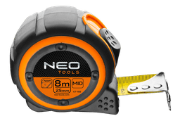 Рулетка Neo Tools, 8мx25мм, магніт